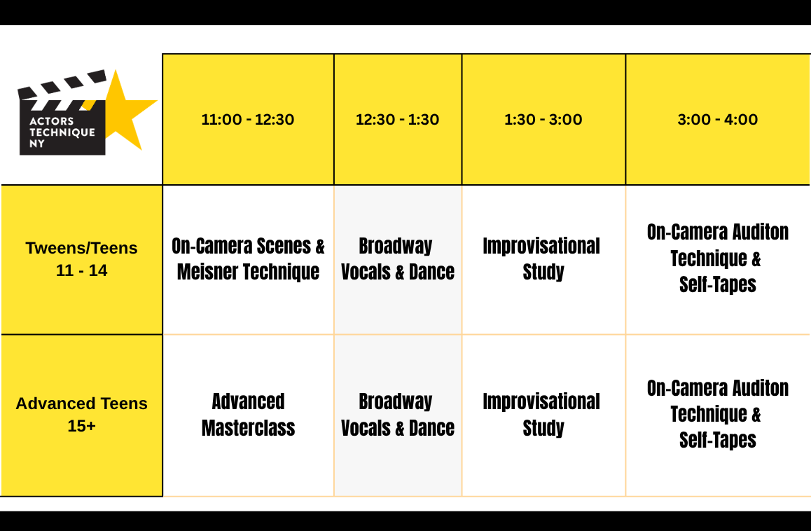 Fall Schedule